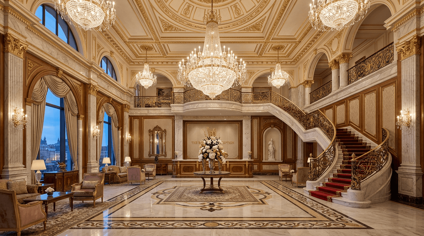 洋風ラグジュアリーホテル